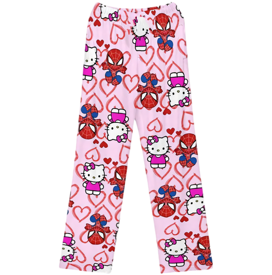 Hello Kitty x Spiderman Pajama